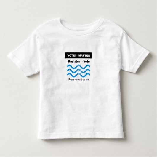 T-shirt Pour Les Tous Petits Élections (Devant)