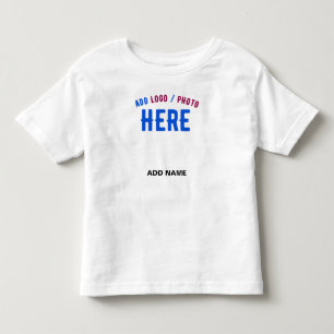 T-SHIRT POUR LES TOUS PETITS ÉLÉGANT BLANC PERSONNALISABLE MODERNE MARQUE VÉRIF