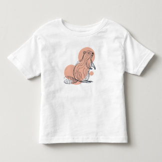 T-shirt Pour Les Tous Petits Elegant Roseau Rose pour Enfants | Minimaliste de