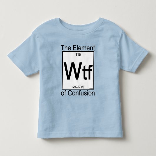 T-shirt Pour Les Tous Petits Élément WTF (Devant)