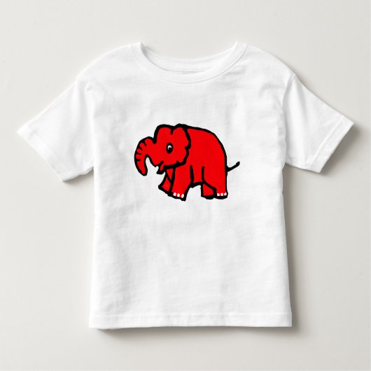 T-shirt Pour Les Tous Petits Eléphant (Devant)