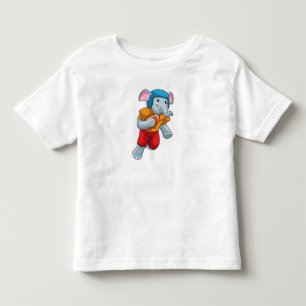 T-shirt Pour Les Tous Petits Elephant au football
