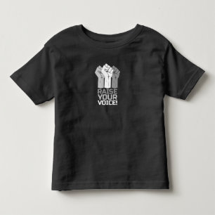 T-shirt Pour Les Tous Petits Élevez votre voix 3 W