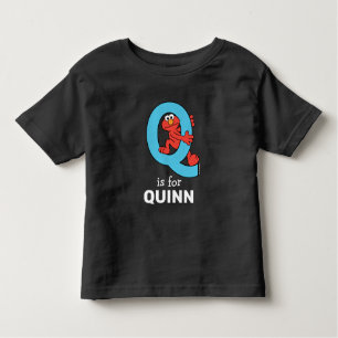 T-shirt Pour Les Tous Petits Elmo Alphabet   Bleu Q