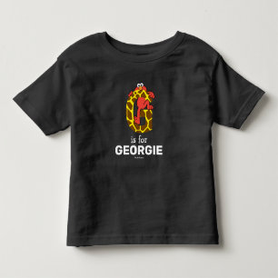 T-shirt Pour Les Tous Petits Elmo Alphabet   G Girafe