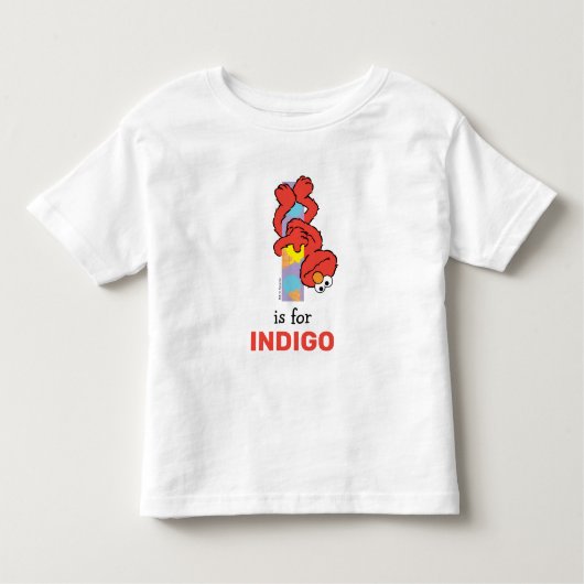 T-shirt Pour Les Tous Petits Elmo Alphabet | I Crème glacée (Devant)