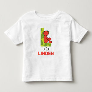 T-shirt Pour Les Tous Petits Elmo Alphabet   L feuille