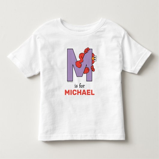 T-shirt Pour Les Tous Petits Elmo Alphabet | M pourpre (Devant)