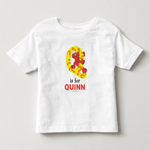 T-shirt Pour Les Tous Petits Elmo Alphabet   Point de question Q