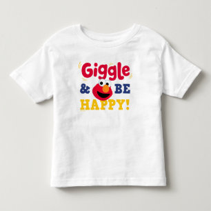 T-shirt Pour Les Tous Petits Elmo Rire et être Heureux