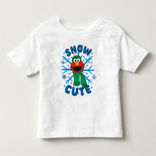 T-shirt Pour Les Tous Petits Elmo Snow Cute (Devant)