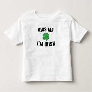 T-shirt Pour Les Tous Petits Embrasse-moi, je suis irlandais