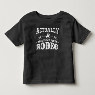 T-shirt Pour Les Tous Petits En fait c'est mon premier rodéo