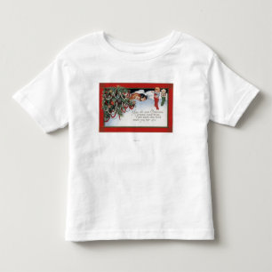 T-shirt Pour Les Tous Petits Enfants de ChristmasSleeping et un poème