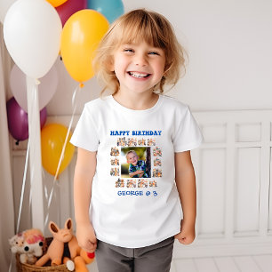 T-shirt Pour Les Tous Petits Enfants Photo Fête Animaux Thème Anniversaire