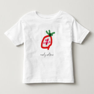 T-shirt Pour Les Tous Petits Enseignant de l'école pour enfants moderne main t