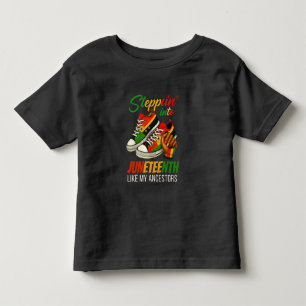 T-shirt Pour Les Tous Petits Entrer dans Juneteenth – Fierté de femme noire