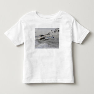 T-shirt Pour Les Tous Petits Équipages des departmen de la garde côtière et