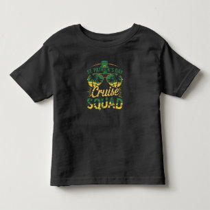 T-shirt Pour Les Tous Petits Équipe de croisière de la Saint-Patrick tenue de f