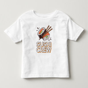 T-shirt Pour Les Tous Petits Équipe Sushi