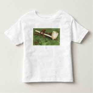 T-shirt Pour Les Tous Petits Erin vont Bragh, tuyau en ivoire