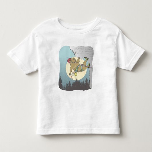T-shirt Pour Les Tous Petits Escalade rocheuse Capybara (Devant)