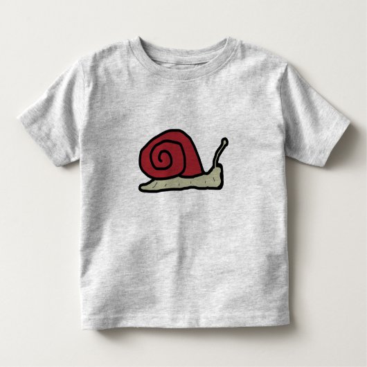 T-shirt Pour Les Tous Petits Escargot (Devant)