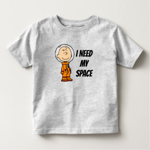 T-shirt Pour Les Tous Petits ESPACE   Charlie Astronaut Brown