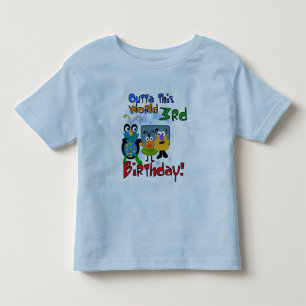 T-shirt Pour Les Tous Petits Espace extra-atmosphérique 3ème anniversaire Tshir