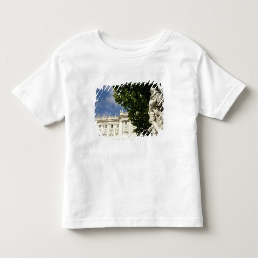 T-shirt Pour Les Tous Petits Espagne, Madrid. Palais royal. (Devant)