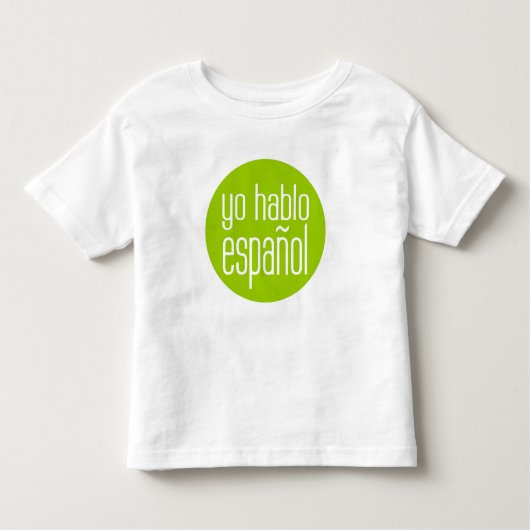 T-shirt Pour Les Tous Petits español de hablo de yo (Devant)