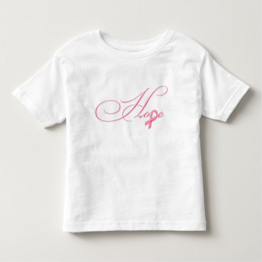 T-shirt Pour Les Tous Petits Espoir - Ruban rose (Devant)