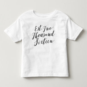 T-shirt Pour Les Tous Petits Est. 2016