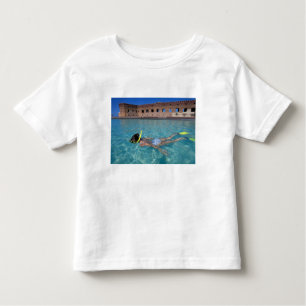 T-shirt Pour Les Tous Petits États-Unis, Floride Keys, Fort Jefferson, 1846,
