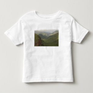 T-shirt Pour Les Tous Petits États-Unis, Hawaï, Kauai, Vue sur le canyon. (RF)