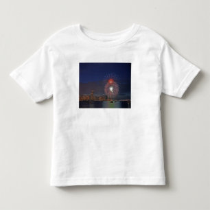 T-shirt Pour Les Tous Petits États-Unis, Illinois, Chicago, feux d'artifice du 
