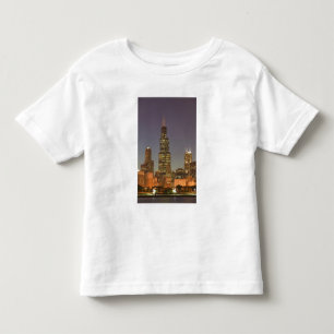 T-shirt Pour Les Tous Petits États-Unis, Illinois, Chicago: Ville Skyline / So
