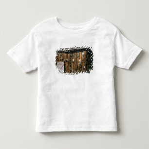 T-shirt Pour Les Tous Petits États-Unis, Oregon, Comté de Harney. Ancienne écur