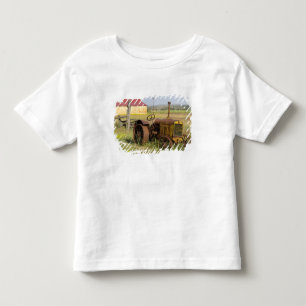 T-shirt Pour Les Tous Petits États-Unis, Oregon, Shaniko. Tracteur ancien rouil