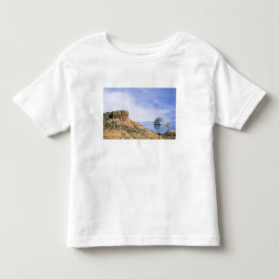 T-shirt Pour Les Tous Petits ÉTATS-UNIS, Texas Moulin à vent et falaises de Pal