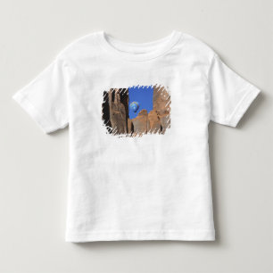 T-shirt Pour Les Tous Petits États-Unis, Utah, Monument Valley. Un arc-en-ciel