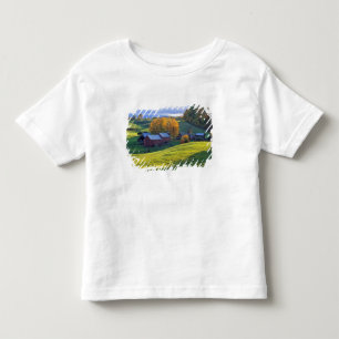 T-shirt Pour Les Tous Petits États-Unis, Vermont, Jenne Farm. Collines vertes o