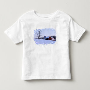 T-shirt Pour Les Tous Petits États-Unis, Virginie, vallée de Shenandoah, grange