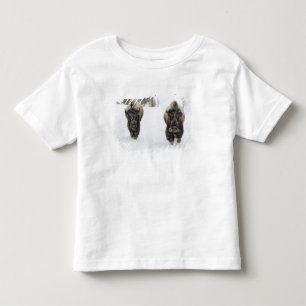 T-shirt Pour Les Tous Petits États-Unis, WY, parc national de Yellowstone, Biso