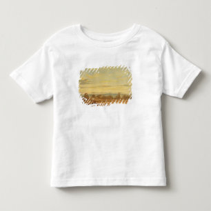 T-shirt Pour Les Tous Petits Été de John Constable - paysage de soirée (hu