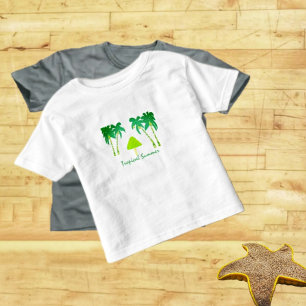 T-shirt Pour Les Tous Petits Été tropical