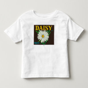 T-shirt Pour Les Tous Petits Étiquette de caisse d'agrume de marque de