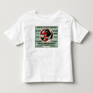 T-shirt Pour Les Tous Petits Étiquette de canneberge de marque de Cape Cod le