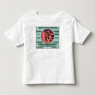 T-shirt Pour Les Tous Petits Étiquette de canneberge de marque de gui de Cape