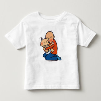 T-shirt Pour Les Tous Petits Étreindre de papa et de bébé